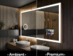 Oglindă de baie cu iluminare LED01 #1