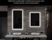 Oglinzi moderne baie cu leduri L01 #6