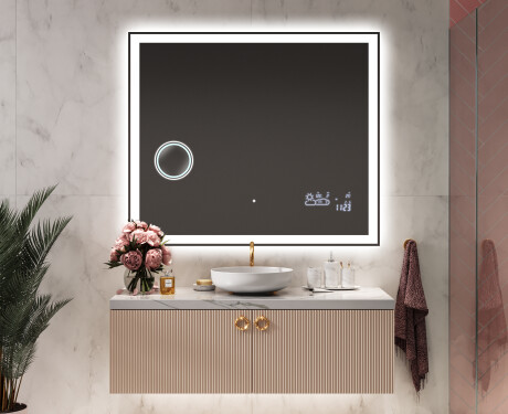 Oglinzi moderne baie cu leduri L01 #9