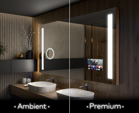 Oglindă de baie cu iluminare LED02 #1