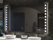 Oglinda moderna dreptunghiulara baie cu LED L03 #10