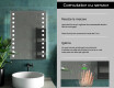 Oglinda cu LED baie mari de perete L06 #7