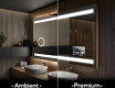Oglindă de baie cu iluminare LED09 #1