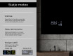 Dreptunghiulara oglinda cu LED la comanda L12 #5