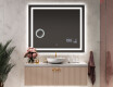 Oglinda moderna dreptunghiulara baie cu LED L15 #9