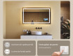 Oglinda moderna dreptunghiulara baie cu LED L15 120x80cm - SmartScreen, DualColor #6