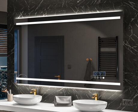 Oglinda cu LED baie mari de perete L23 #10