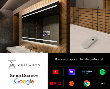 Oglinda cu LED baie mari de perete L23 #4