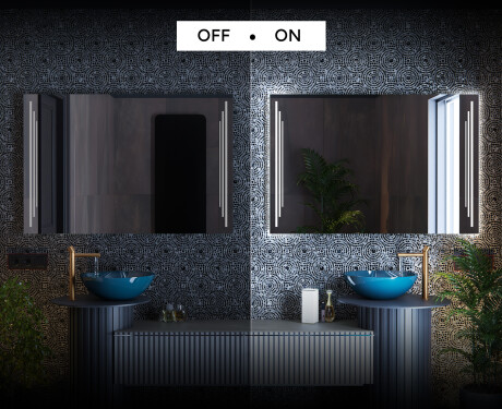 Oglinzi moderne baie cu leduri L27 #3