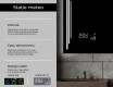 Oglinzi moderne baie cu leduri L27 #5