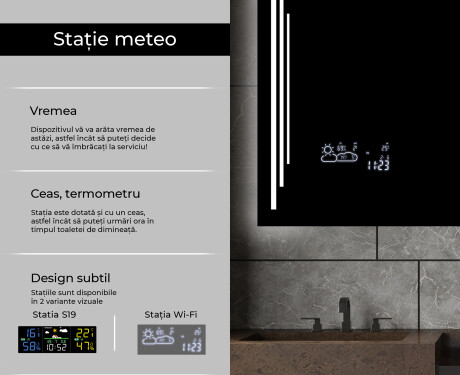 Oglinzi moderne baie cu leduri L27 #5