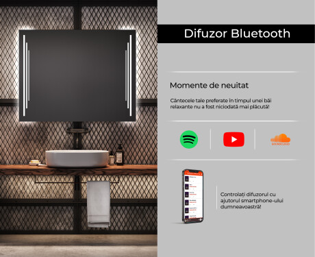 Oglinzi moderne baie cu leduri L27 #6