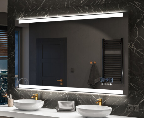 Oglinda moderna dreptunghiulara baie cu LED L47 #10