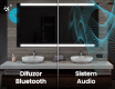 Oglinda moderna dreptunghiulara baie cu LED L47 #5