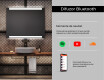Oglinda moderna dreptunghiulara baie cu LED L47 #6