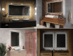 Oglinzi moderne baie cu leduri L49 #11