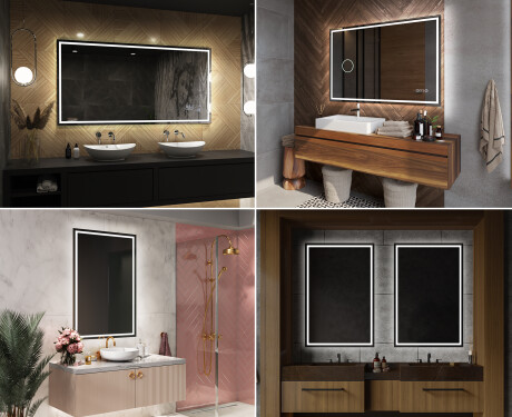 Oglinzi moderne baie cu leduri L49 #11