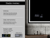Oglinzi moderne baie cu leduri L49 #5