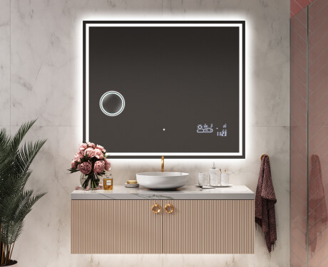 Oglinzi moderne baie cu leduri L49 #9