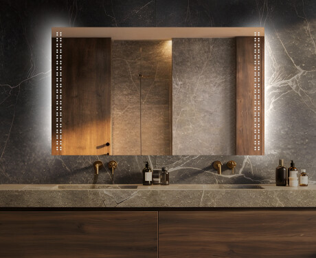 Oglinda cu LED baie mari de perete L55