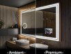 Oglindă de baie cu iluminare LED57 #1
