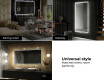 Oglinzi moderne baie cu leduri L57 #10