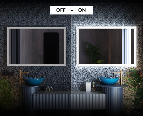 Oglinzi moderne baie cu leduri L57 #3