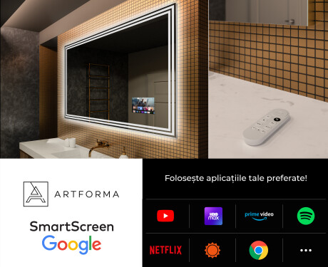 Oglinzi moderne baie cu leduri L57 #4