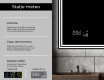 Oglinzi moderne baie cu leduri L57 #5