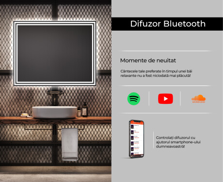 Oglinzi moderne baie cu leduri L57 #6