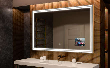 Oglindă de baie cu iluminare LED57