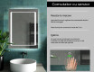 Oglinzi moderne baie cu leduri L61 #7