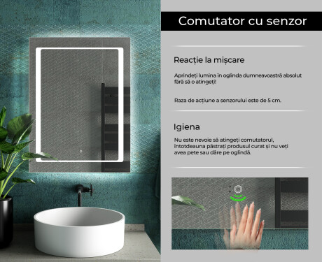 Oglinzi moderne baie cu leduri L61 #7