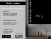 Oglinda moderna dreptunghiulara baie cu LED L65 #5