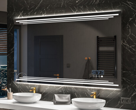 Oglinda cu LED baie mari de perete L75 #10
