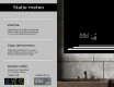 Oglinda cu LED baie mari de perete L75 #5