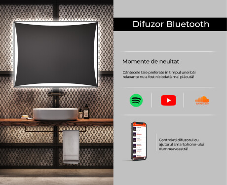 Oglinzi moderne baie cu leduri L77 #6
