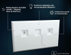 Oglinda moderna dreptunghiulara baie cu LED - SlimLine L49 #3