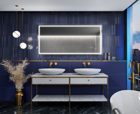 Oglinda moderna dreptunghiulara baie cu LED - SlimLine L49 #6