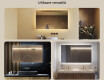 Oglinzi moderne baie cu leduri 120x70cm cu lumină LED rece 7000K, lumină caldă 3000K sau lumină neutră 4500K #2