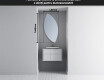 Oglinzi pentru baie cu LED în formă neregulată L221 #3