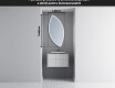 Oglinzi pentru baie cu LED în formă neregulată L222 #5