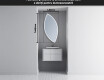 Oglinzi pentru baie cu LED în formă neregulată L222 #3