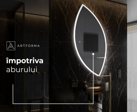 Oglinzi pentru baie cu LED în formă neregulată L222 #8