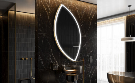 Oglinzi pentru baie cu LED în formă neregulată L222