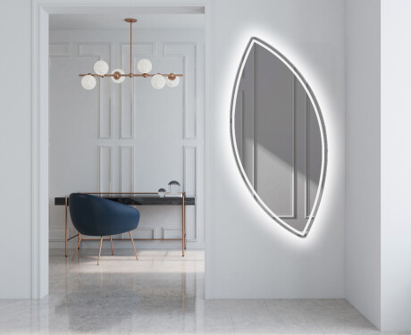 Oglinda LED forma neregulata de perete L223 #5