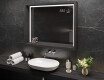 Rama oglinzi moderne baie cu leduri - WoodenFrame #11