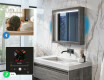 Rama oglinzi moderne baie cu leduri - WoodenFrame #5