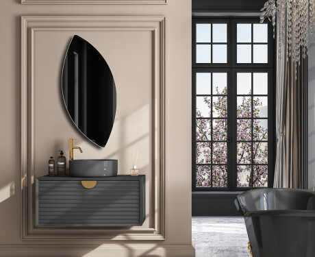 Oglindă neregulate vertical de perete L214 #4