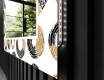 Oglinda LED decorativa perete salon - Donuts #11
